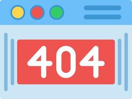 404 Error Vector Icon Design