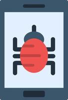 Mobile Virus Vector Icon Design