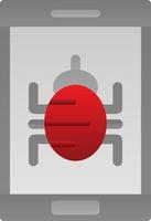 Mobile Virus Vector Icon Design