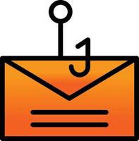 Email Phishing Vector Icon Design