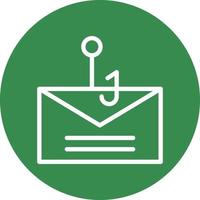 diseño de icono de vector de phishing de correo electrónico