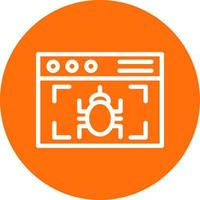 Virus Detection Vector Icon Design