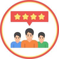 Customer Reviews Vector Icon Design