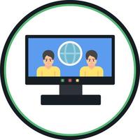Online Community Vector Icon Design