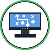 Digital Strategy Vector Icon Design