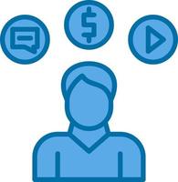 Consumer Behavior Vector Icon Design