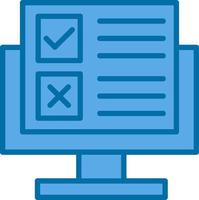 Online Survey Vector Icon Design