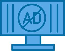 Ad Blocker Vector Icon Design