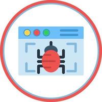 Virus Detection Vector Icon Design