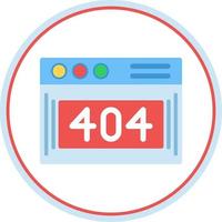 404 Error Vector Icon Design