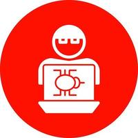 Hacker Vector Icon Design