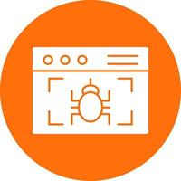 Virus Detection Vector Icon Design