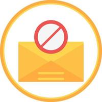 Spam Email Vector Icon Design