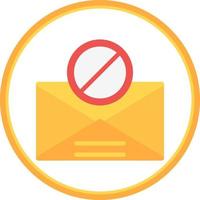 Spam Email Vector Icon Design