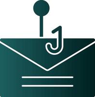 Email Phishing Vector Icon Design