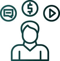 Consumer Behavior Vector Icon Design