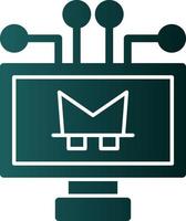 Cyber Crime Vector Icon Design