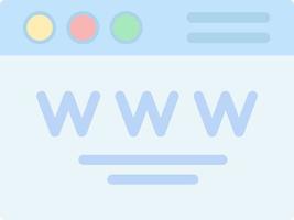diseño de icono de vector de sitio web
