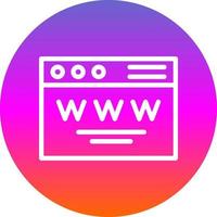 Website Vector Icon Design