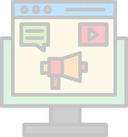Digital Marketing Vector Icon Design
