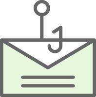 Email Phishing Vector Icon Design