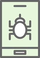 Mobile Virus Vector Icon Design