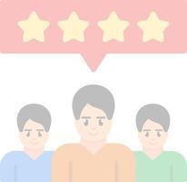 Customer Reviews Vector Icon Design
