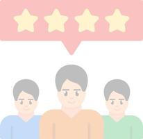 Customer Reviews Vector Icon Design