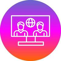 Online Community Vector Icon Design