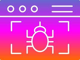 Virus Detection Vector Icon Design