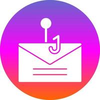 Email Phishing Vector Icon Design