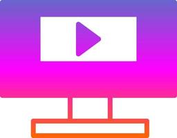 Live Stream Vector Icon Design