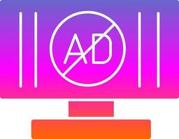 Ad Blocker Vector Icon Design