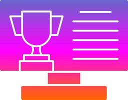 Online Contest Vector Icon Design