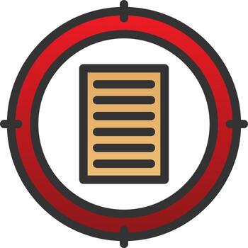 Contextual Targeting Vector Icon Design