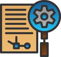 Research And Development Vector Icon Design