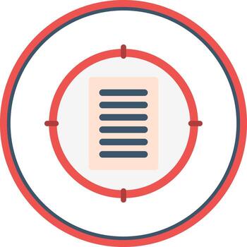 Contextual Targeting Vector Icon Design