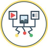 Content Strategy Vector Icon Design