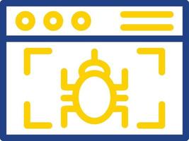 Virus Detection Vector Icon Design