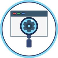Search Engine Optimisation Vector Icon Design