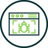 Virus Detection Vector Icon Design