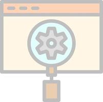 Search Engine Optimisation Vector Icon Design
