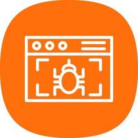 Virus Detection Vector Icon Design