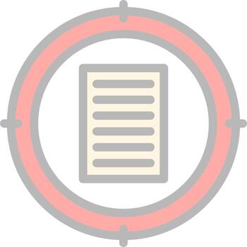 Contextual Targeting Vector Icon Design