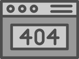 404 Error Vector Icon Design