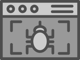 Virus Detection Vector Icon Design