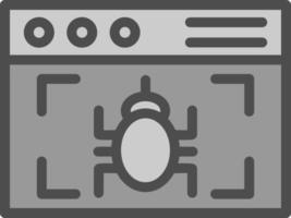 Virus Detection Vector Icon Design