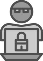 Cyber Attack Vector Icon Design