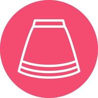 Skirt Vector Icon Design