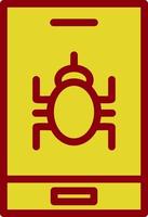 Mobile Virus Vector Icon Design